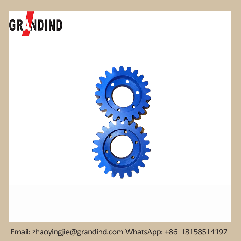 Precisie blauwe nylon versnelling CNC -bewerking